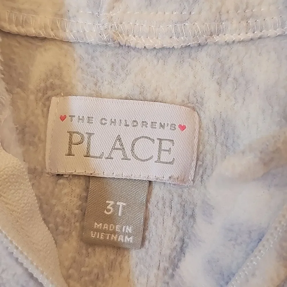The Children's Place Leopard Fleece Jacket 3T